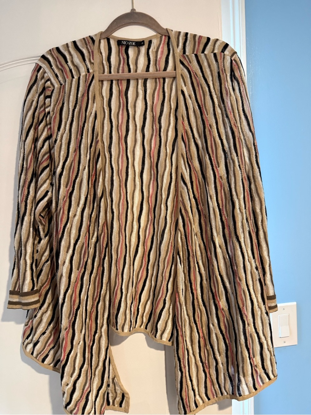Nic + Zoe Open Front Cardigan Size 1x